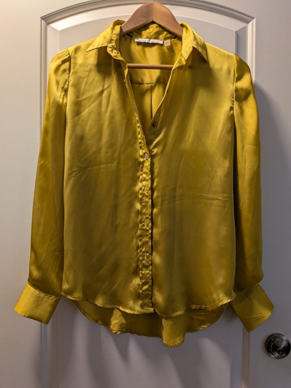 DEX Yellow Blouse Size X-Small New w/o Tag